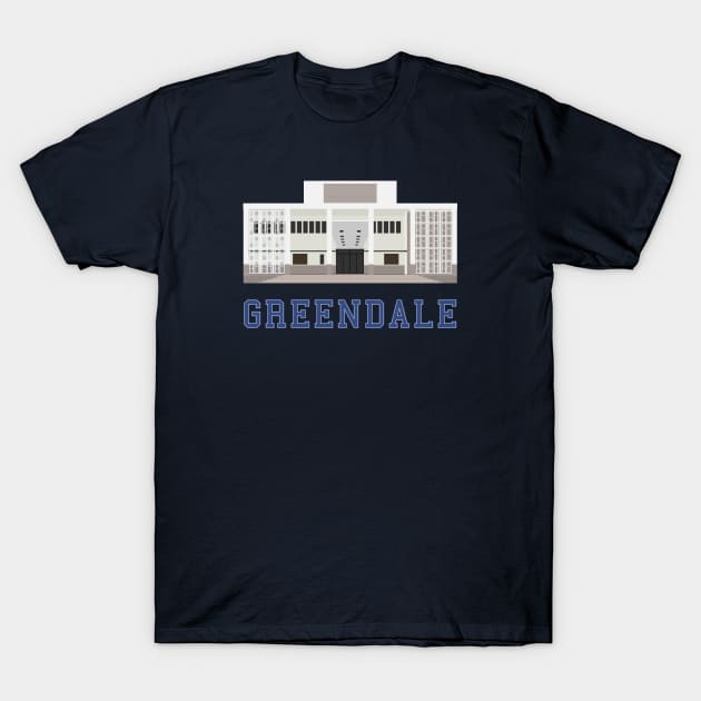 Greendale Architecture T-Shirt by splode